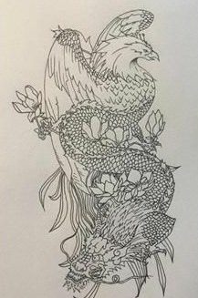 Phoenix & Chinese Dragon Tattoo Reading